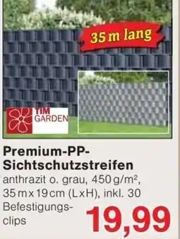Jawoll TIM GARDEN Premium-PP Sichtschutzstreifen Angebot
