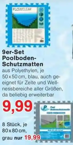 Jawoll 9er-Set Poolboden Schutzmatten Angebot