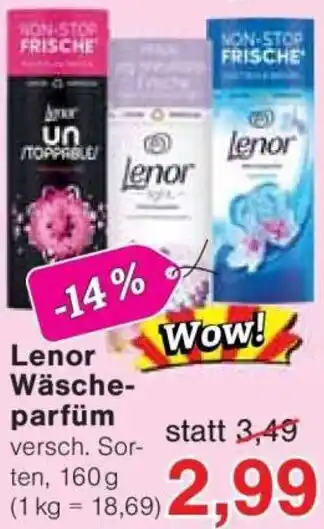 Jawoll Lenor Wäscheparfüm Angebot