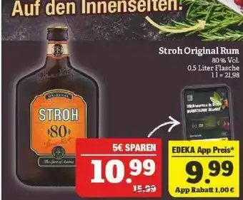 Marktkauf Stroh Original Rum Angebot