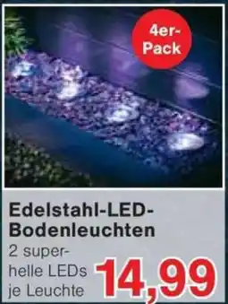 Jawoll Edelstahl-LED Bodenleuchten Angebot