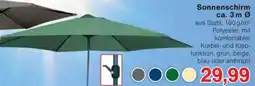 Jawoll Sonnenschirm ca. 3 m Angebot