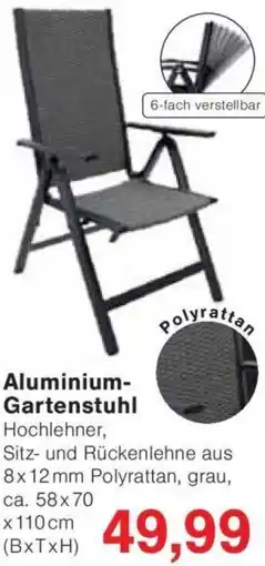 Jawoll Aluminium Gartenstuhl Angebot