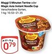 Globus Maggi 5 Minuten Terrine oder Magic Asia Instant Noodle Cup Angebot