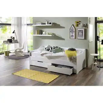 Netto Marken-Discount Relita - Funktionsbett Anna 90x 200 auf 180 x 200 cm Liegefläche ausziehbar u. 2 Schubladen Angebot