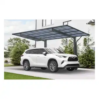 Netto Marken-Discount Azur Aluminium Carport Sky Typ 80 Anthrazit Angebot