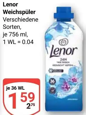 Globus Lenor Weichspüler Angebot