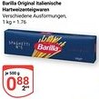 Globus Barilla Original italienische Hartweizenteigwaren Angebot