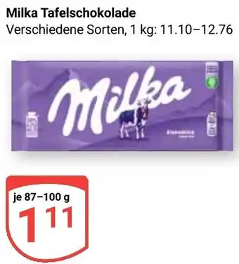 Globus Milka Tafelschokolade Angebot