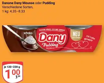 Globus Danone Dany Mousse oder Pudding Angebot