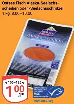 Globus Ostsee Fisch Alaska-Seelachsscheiben oder Seelachsschnitzel Angebot