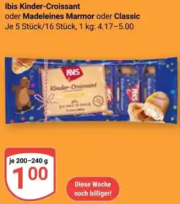 Globus Ibis Kinder-Croissant oder Madeleines Marmor oder Classic Angebot
