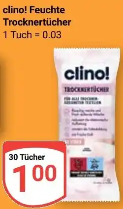 Globus clino! Feuchte Trocknertücher Angebot