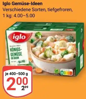 Globus Iglo Gemüse-Ideen Angebot