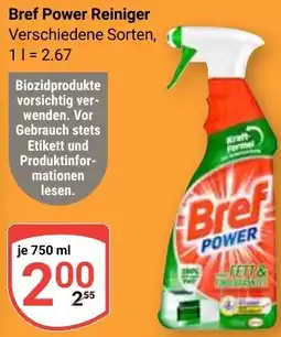 Globus Bref Power Reiniger Angebot