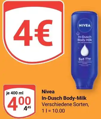 Globus Nivea In-Dusch Body-Milk Angebot