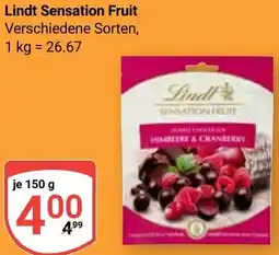 Globus Lindt Sensation Fruit Angebot