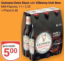 Globus Guinness Extra Stout oder Kilkenny Irish Beer Angebot