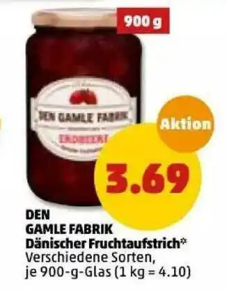 PENNY Den Gamle Fabrik Dänischer Fruchtaufstrich Angebot