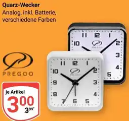 Globus PREGOO Quarz-Wecker Angebot
