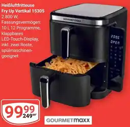 Globus GOURMETmaxx Heißluftfritteuse Fry Up Vertikal 15305 Angebot
