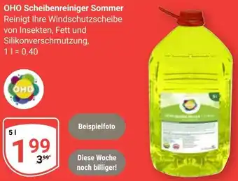 Globus OHO Scheibenreiniger Sommer Angebot