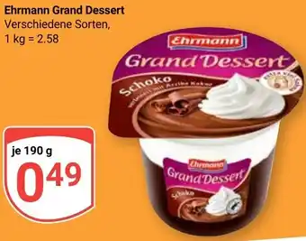 Globus Ehrmann Grand Dessert Angebot