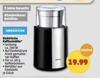 PENNY Medion Elektrische Kaffeemühle Angebot