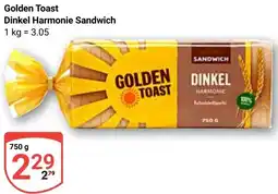 Globus Golden Toast Dinkel Harmonie Sandwich Angebot
