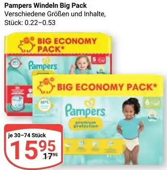 Globus Pampers Windeln Big Pack Angebot