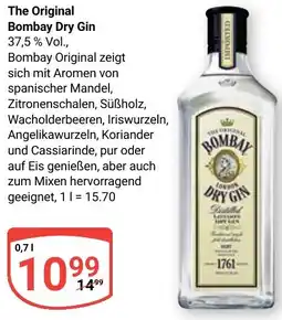 Globus The Original Bombay Dry Gin Angebot