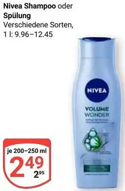 Globus Nivea Shampoo oder Spülung Angebot