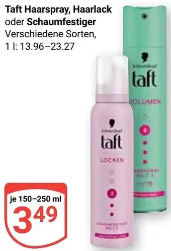 Globus Taft Haarspray, Haarlack oder Schaumfestiger Angebot