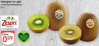 Globus Zespri Kiwis grün oder gold Angebot