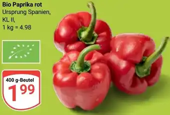 Globus Bio Paprika rot Angebot