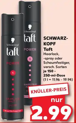 Kaufland SCHWARZ- KOPF Taft Angebot