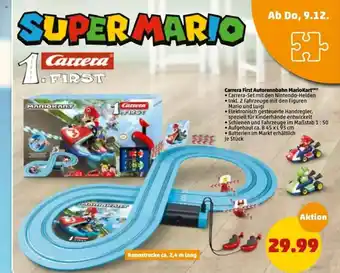 PENNY Carrera First Autorennbahn Mariokart Angebot