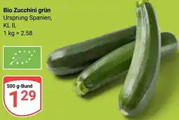 Globus Bio Zucchini grün Angebot
