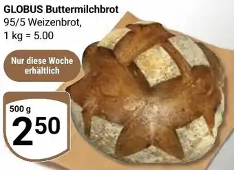 Globus GLOBUS Buttermilchbrot Angebot