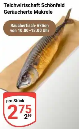 Globus Teichwirtschaft Schönfeld Geräucherte Makrele Angebot