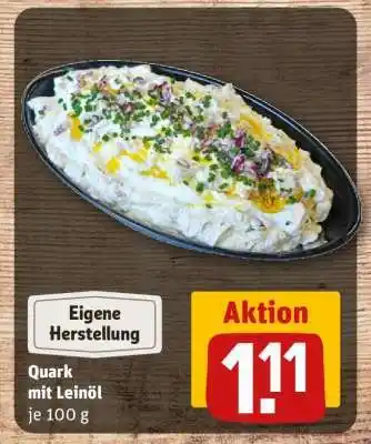 REWE Quark mit Leinöl Angebot