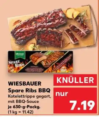 Kaufland WIESBAUER Spare Ribs BBQ Angebot