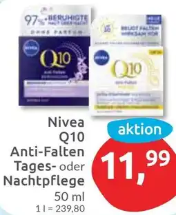 Budni Nivea Q10 Anti-Falten Tages- oder Nachtpflege Angebot