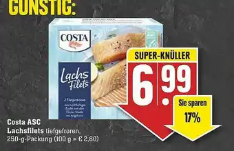 Scheck-in-Center Costa Asc Lachsfilets Angebot