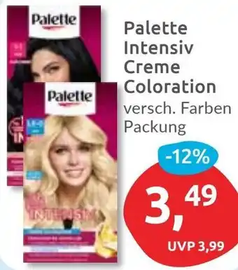 Budni Palette Intensiv Creme Coloration Angebot