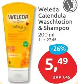 Budni Weleda Calendula Waschlotion & Shampoo Angebot