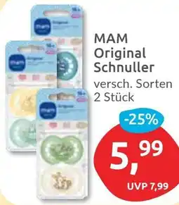 Budni MAM Original Schnuller Angebot