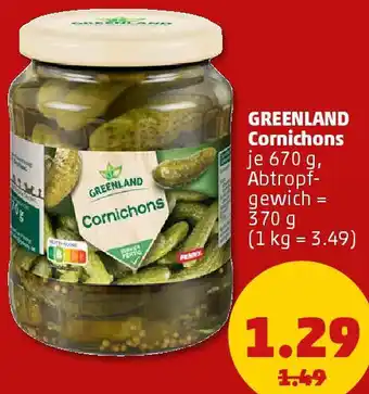 PENNY GREENLAND Cornichons Angebot