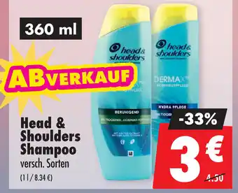 Mäc Geiz Head & Shoulders Shampoo Angebot