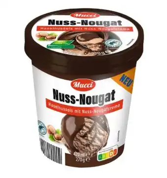 Aldi Nord Mucci Nuss-Nougat-Eis Angebot